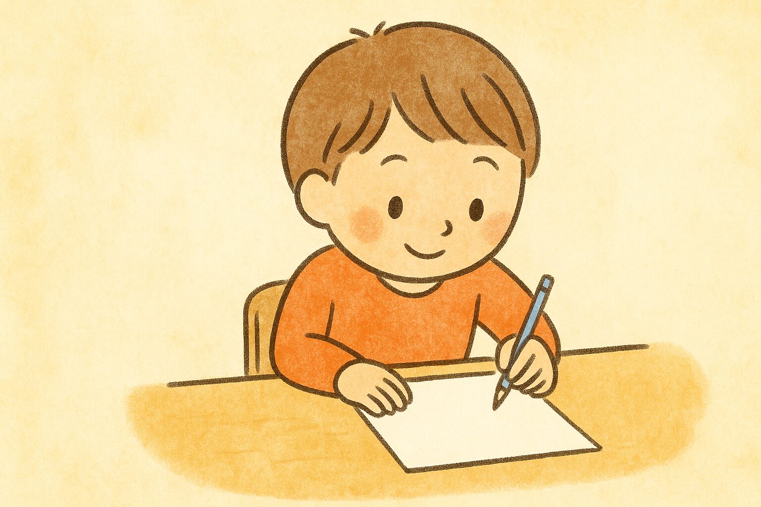 左利きの人の字の特徴と文字バランスの関係