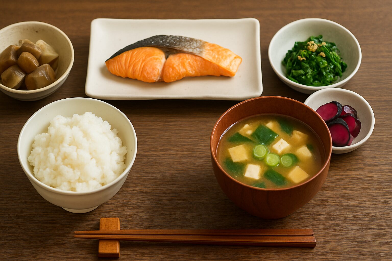 ご飯と味噌汁の位置についての理由と背景