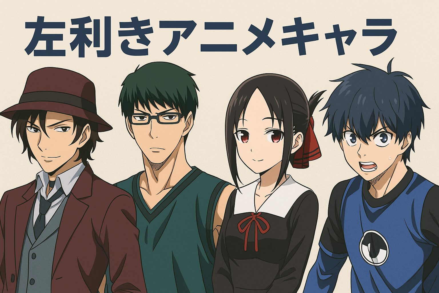 左利きのアニメキャラの特徴と作品別詳細分析