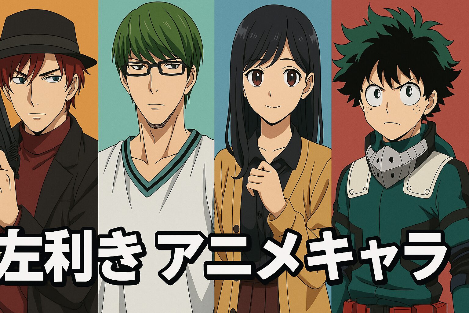 左利きのアニメキャラはこんなにたくさん！意外な作品も