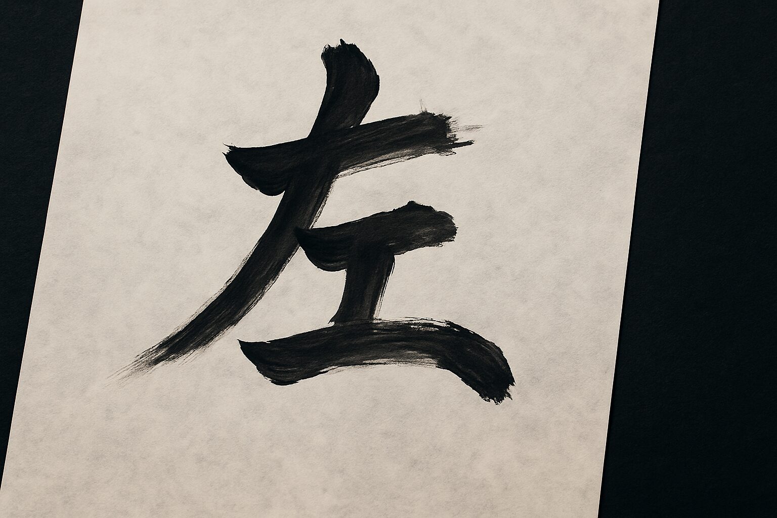 左利きの習字で大切な工夫と対策