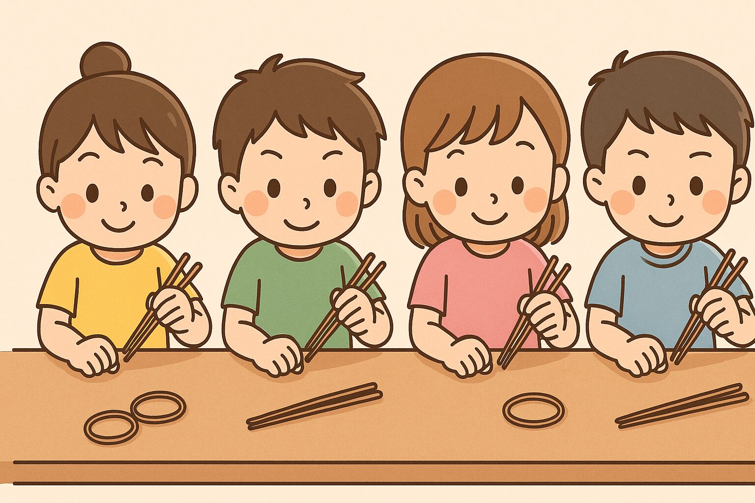 左手で箸を扱うために：練習を成功させるステップ