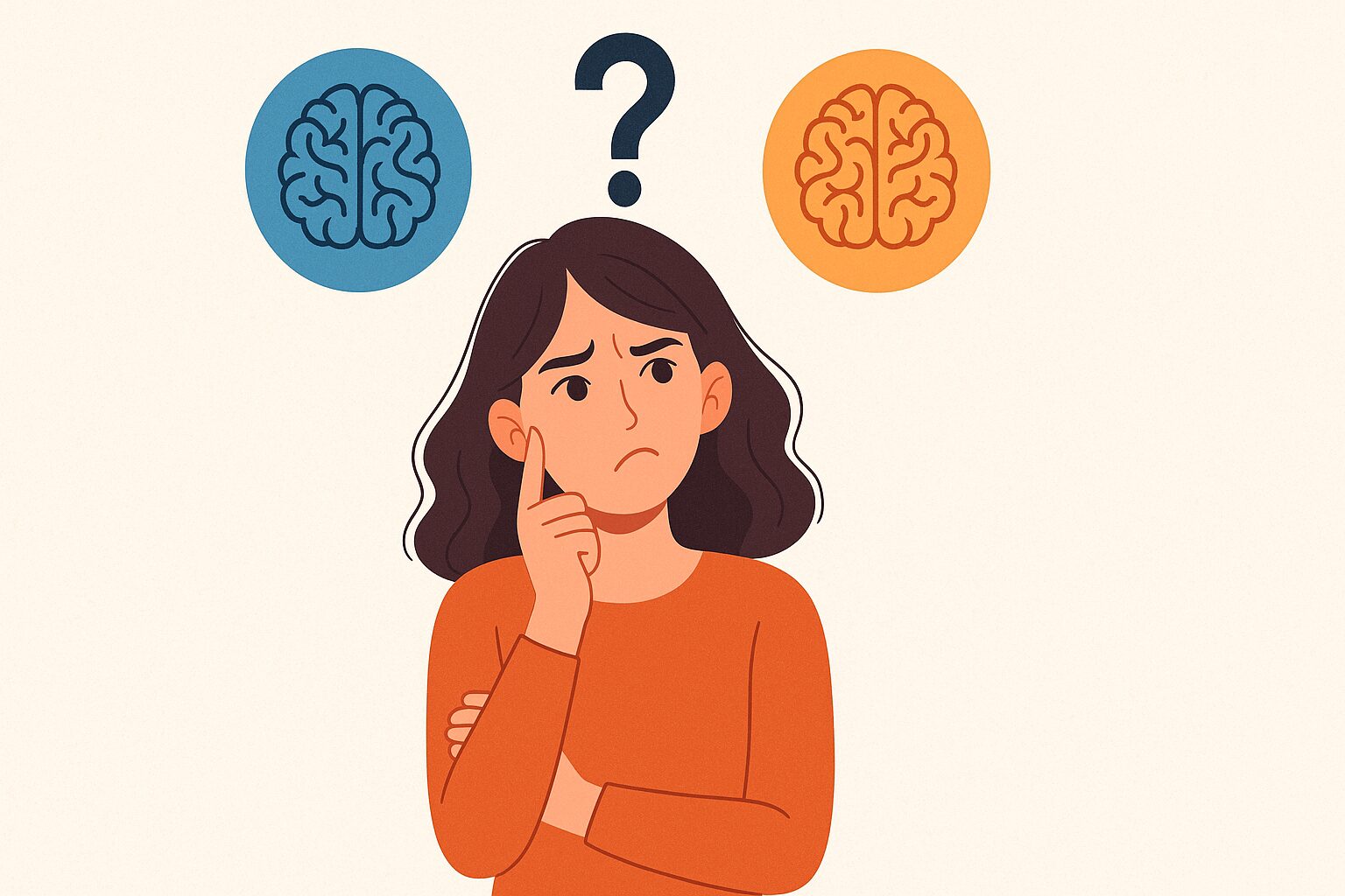 右脳派と左脳派診断時：色は信じていいの？