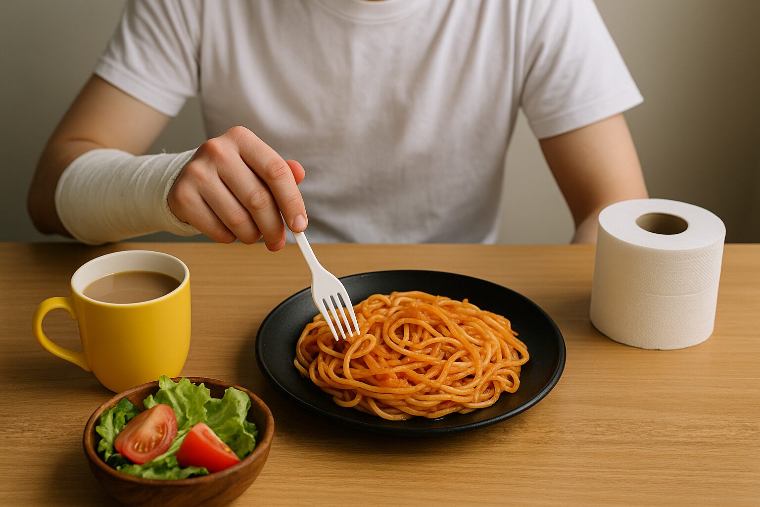 片手が使えない時の便利グッズの活用法