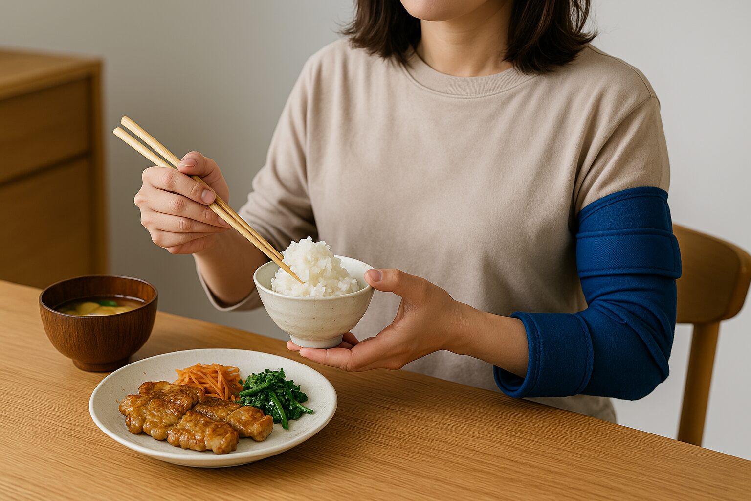 食事を楽にする道具はあるか