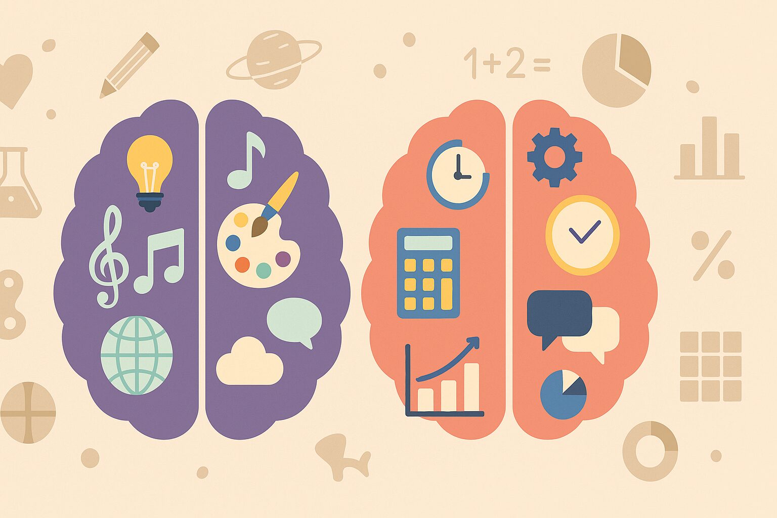 右脳と左脳の位置と役割の違い