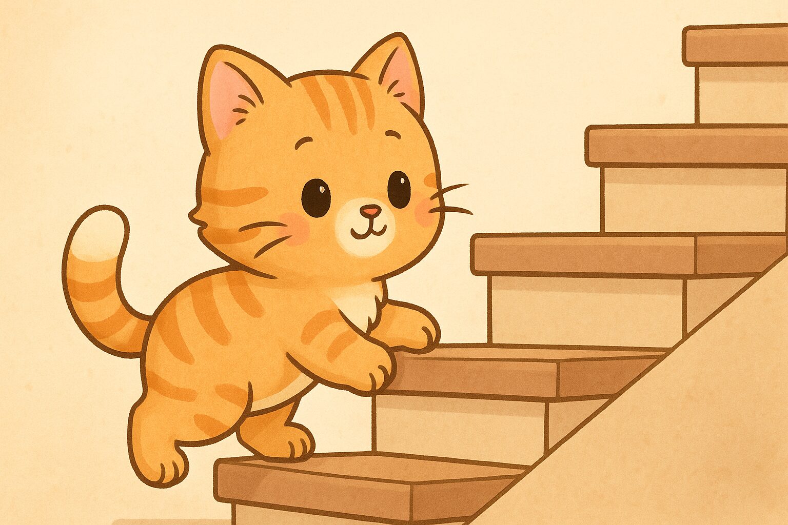 階段やトイレで猫の利き手を観察