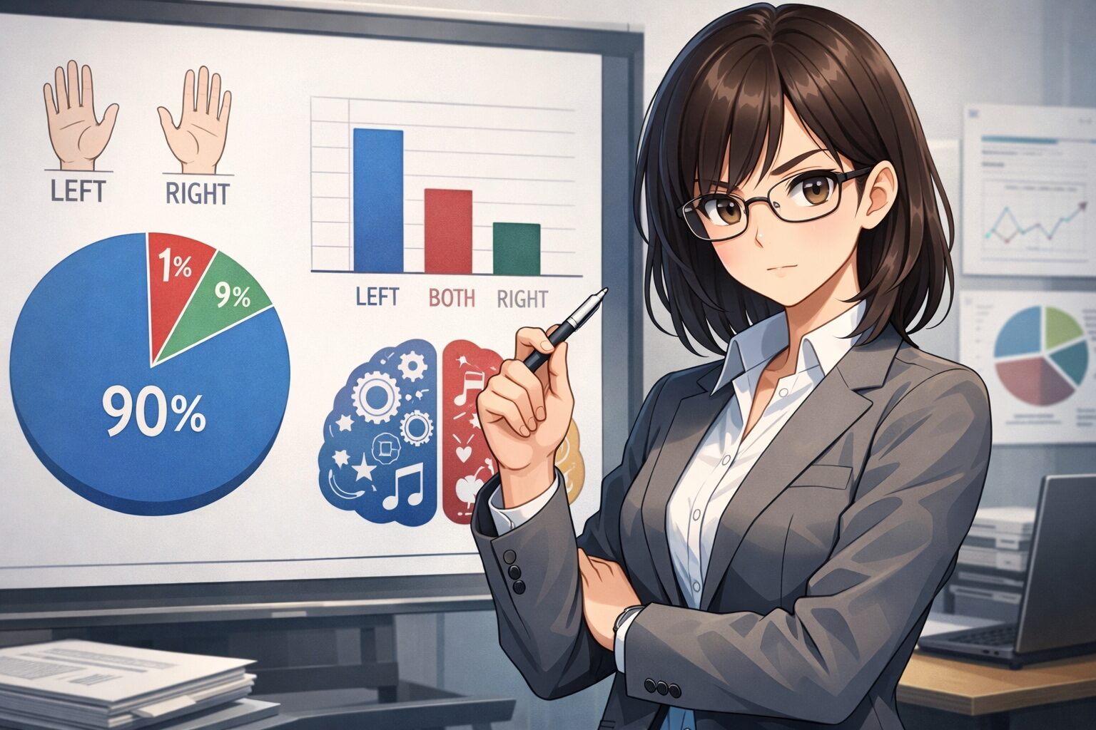 左脳派女性に見られる特徴と性格とは