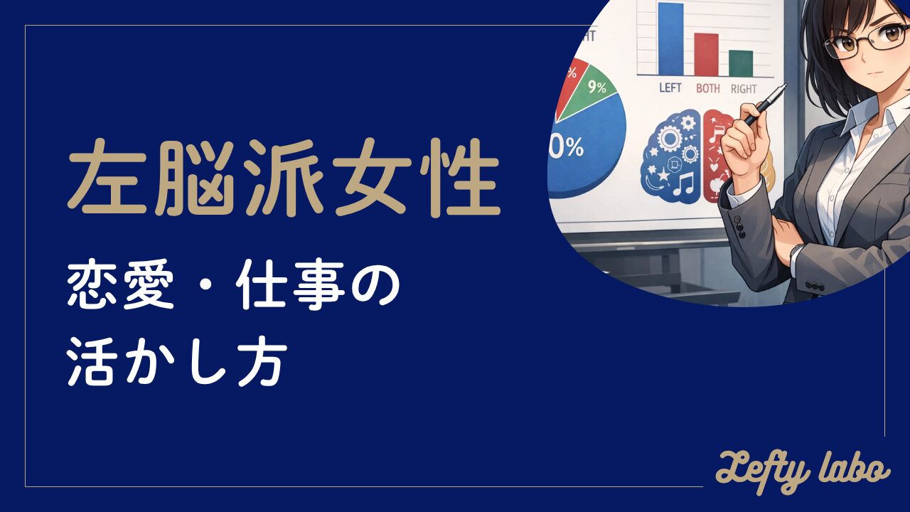 左脳派女性の特徴を解説！脳科学の真実と恋愛・仕事の活かし方